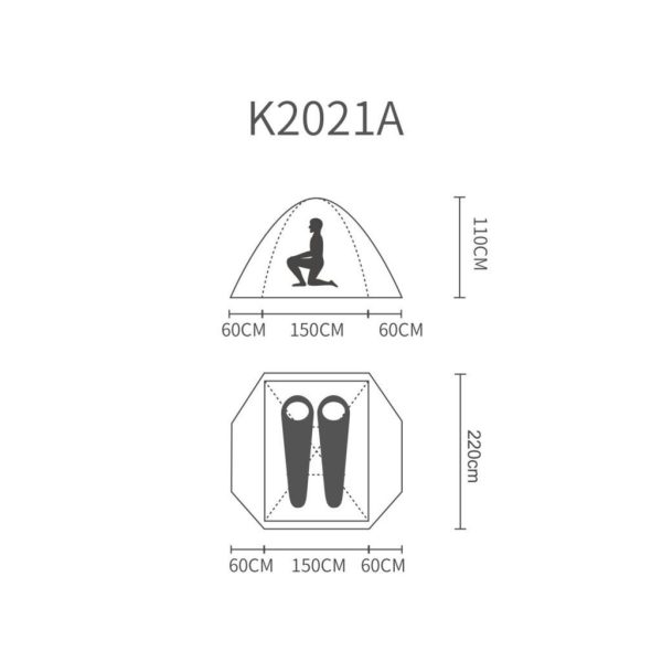 چادر کله گاوی k2021-A