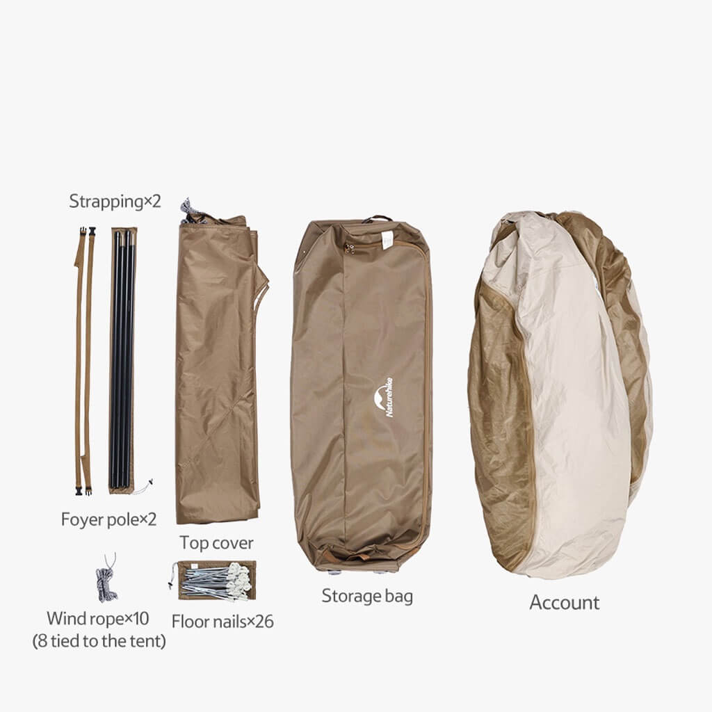 اقلام همراه چادر نیچرهایک مدل VILLAGE 17 کد CNH22ZP021